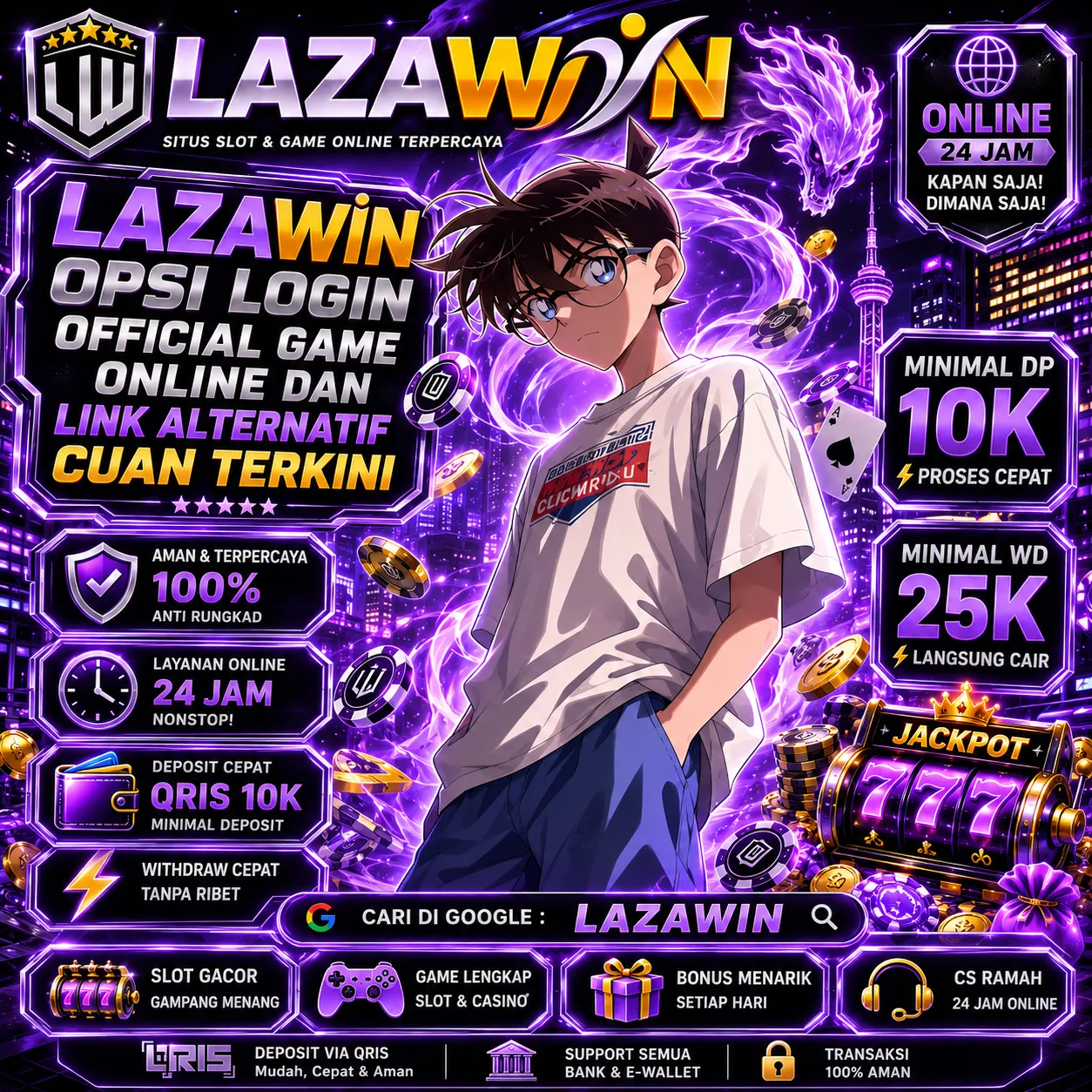 LAZAWIN > Opsi Login Official Game Online Dan Link Alternatif Cuan Terkini